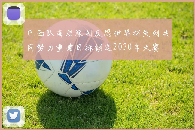 巴西队高层深刻反思世界杯失利共同努力重建目标锁定2030年大赛